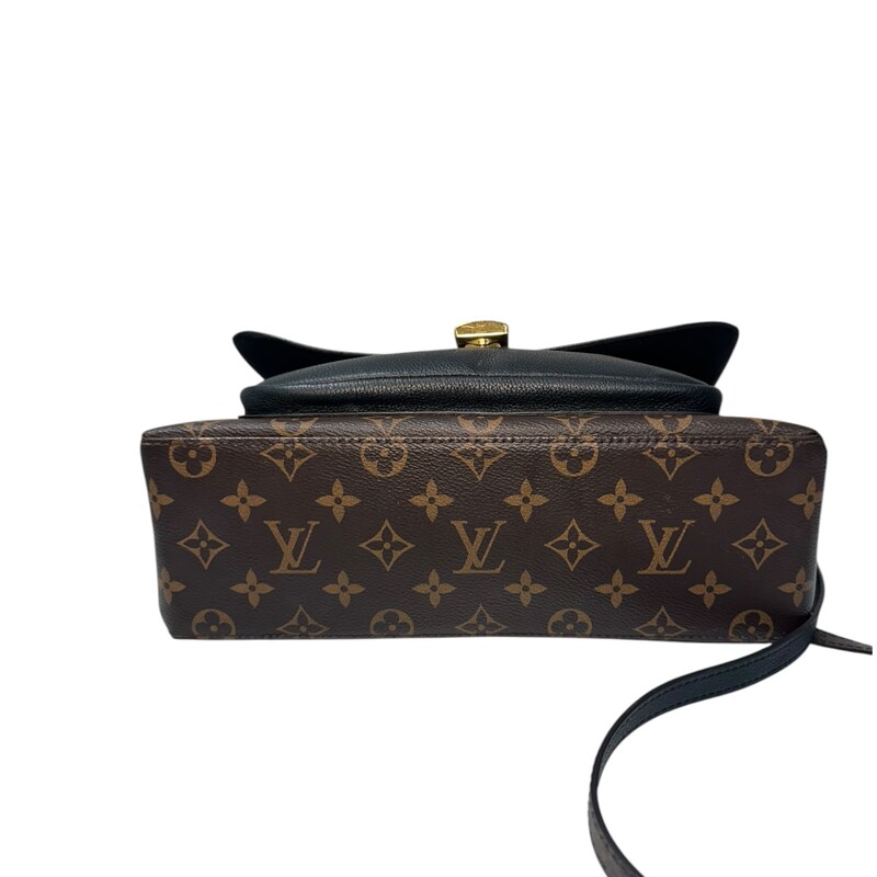 Louis Vuitton Marignan<br />
Louis Vuitton Marignan Monogram Black<br />
Scratching to the front hardware. In very good condition.<br />
<br />
Date Code: SD1128<br />
<br />
Dimensions:<br />
11W x 9H x 4D<br />
4 handle drop<br />
20 strap drop<br />
<br />
Does not come with original dust bag or box.