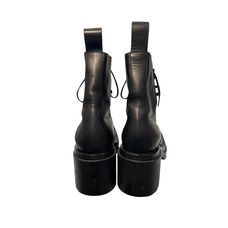 Bottega Veneta Lug Lace Up Boots<br />
<br />
Does not come with original box or dust bag<br />
Some minor distressing of leather