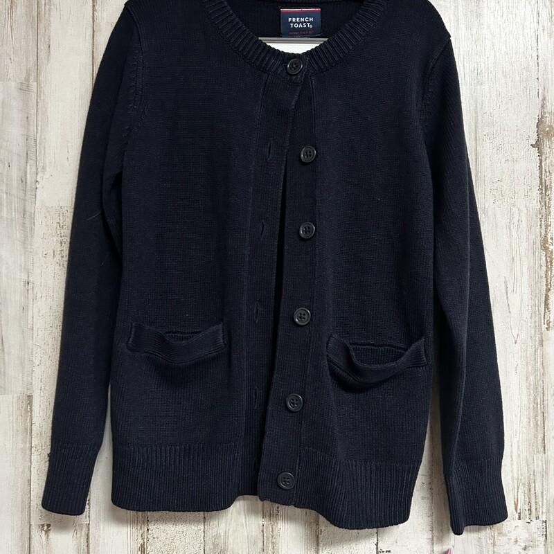 7/8 Navy Knit Cardigan