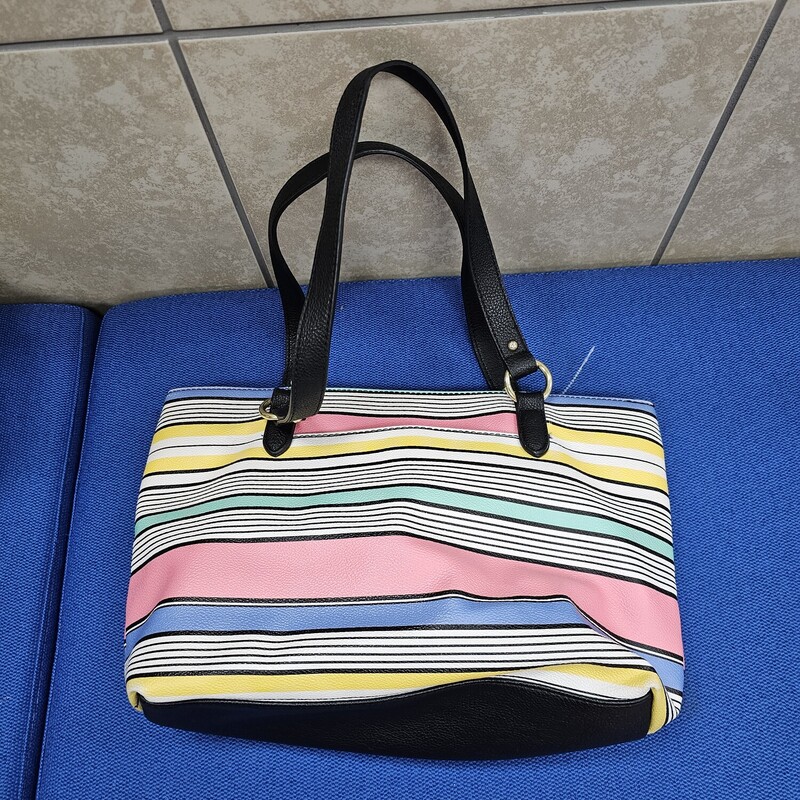 LIZ CLAIBORNE PURSE, STRIPE