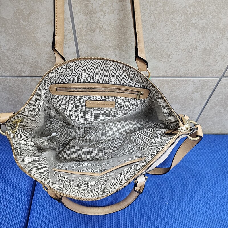 STEVE MADDEN PURSE, BEIGE