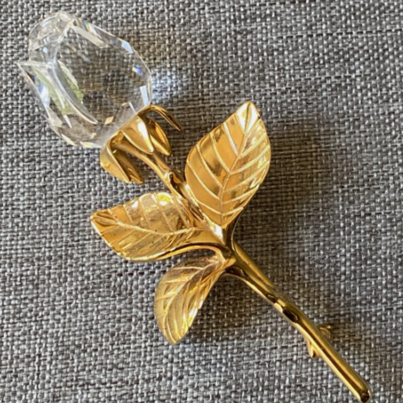 Swarovski Rose Pin