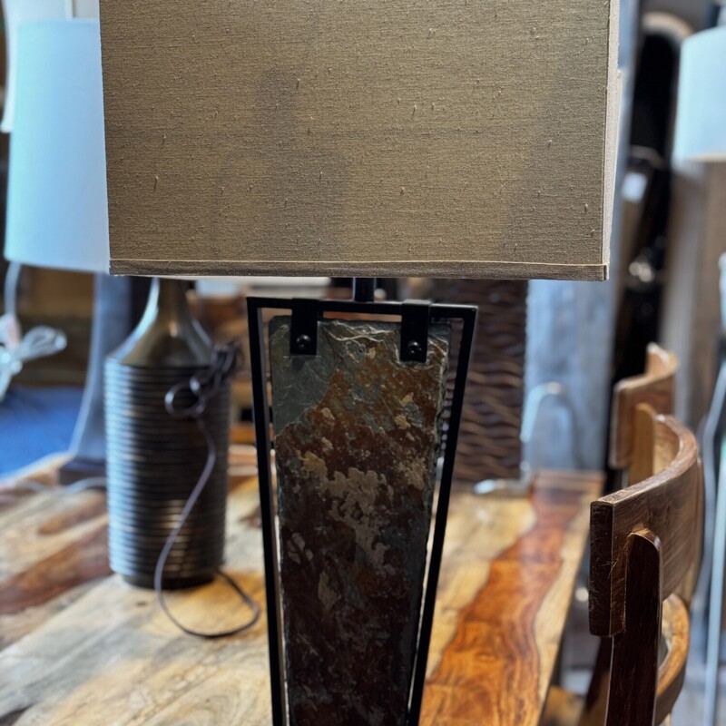 Slate Base Lamp