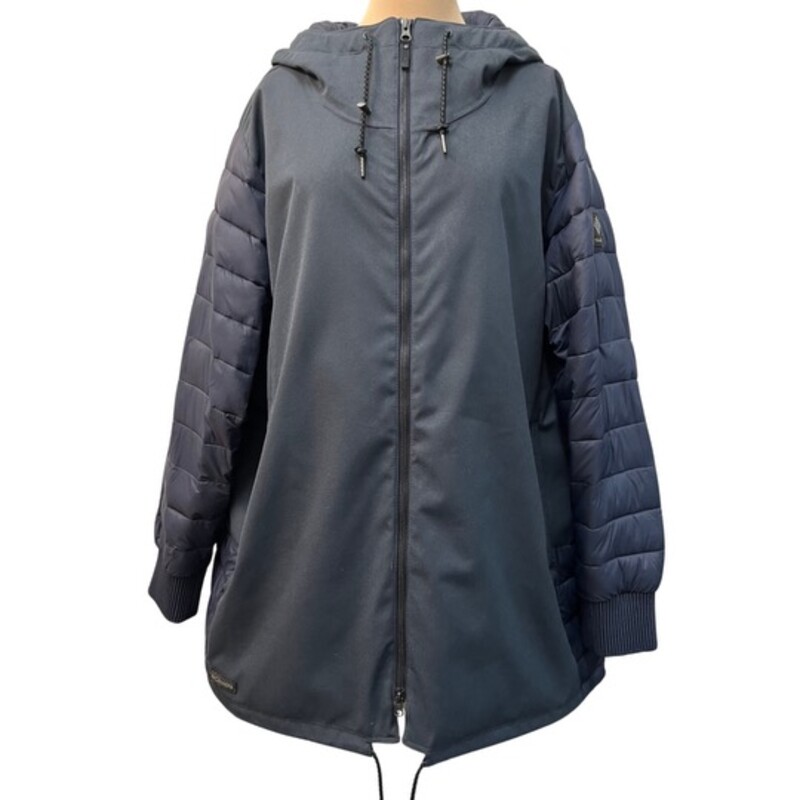 Columbia Boundary Bay Hybrid Zip Jacket
Omni-Tech and Wool-Tech
Water Proof and Breathable
Color: Dark Nocturnal
Size: 3X