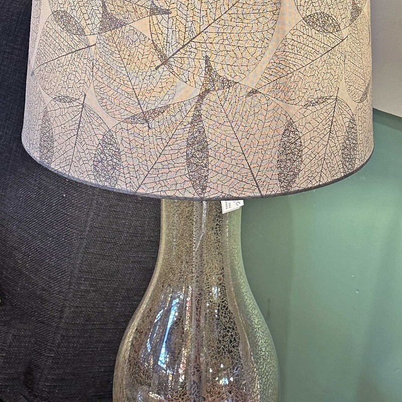 3 Way Silver Flecked Lamp