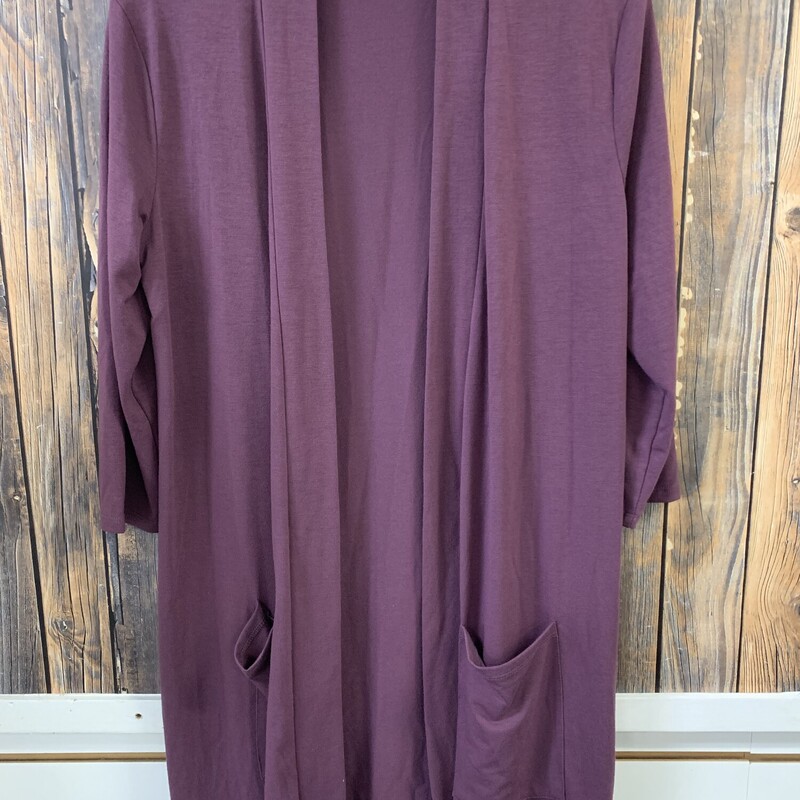 Purple Cardigan, Size: M