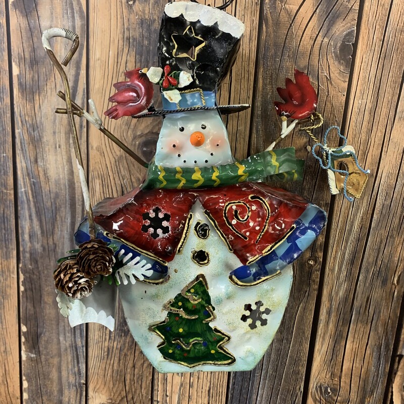 Metal Snowman Decoration