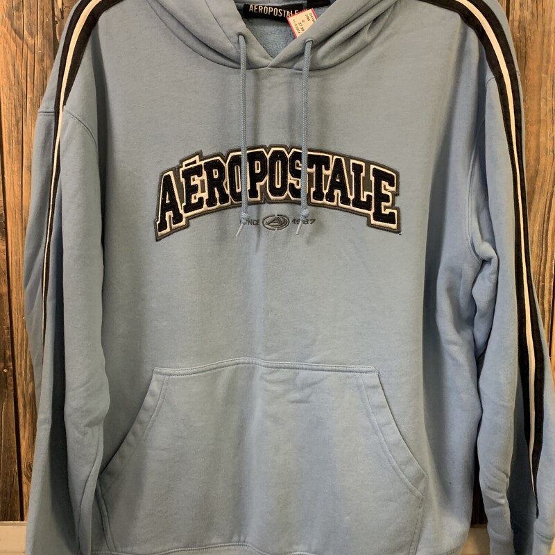 Light Blue Aero Hoodie, Size: L