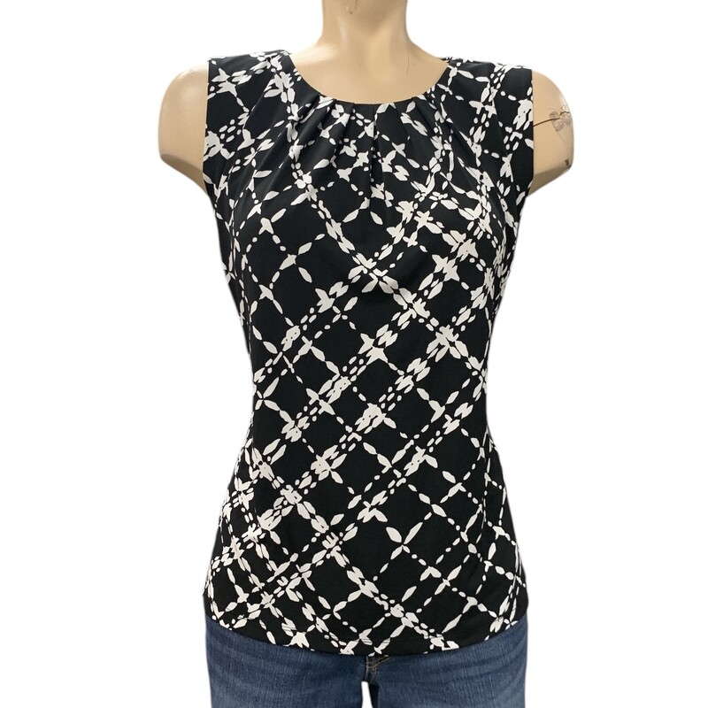 Calvin Klein Top, Blk/whit, Size: L