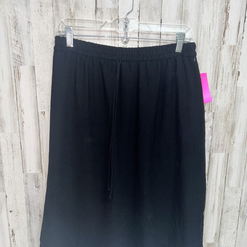 M Black Drawstring Skirt