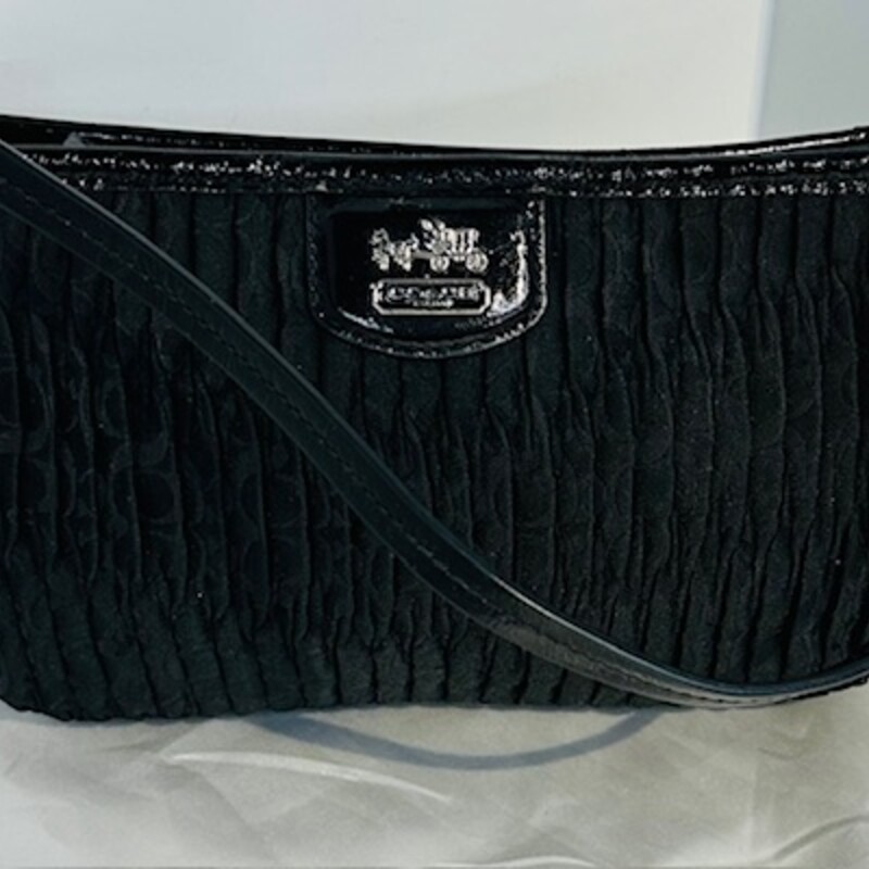 Coach Pleated Wristlet