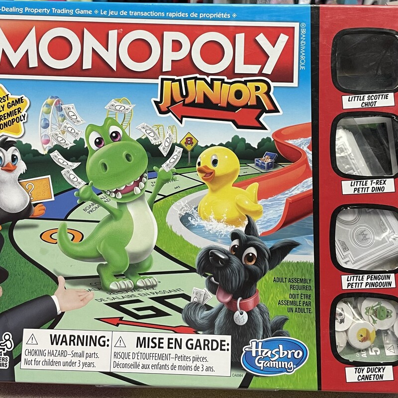 Monopoly Junior, Multi, Size: 5Y+
Missing 2 sold signs circle