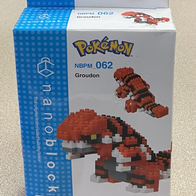 Nano Block Pokemon, Red, Size: 12Y+