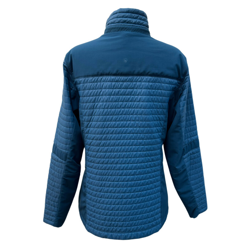 KÜHL Zip Jacket<br />
PrimaLoft Fill<br />
Zippered Pockets<br />
Quilted Detail<br />
Color:  Deep Teal<br />
Size: Medium