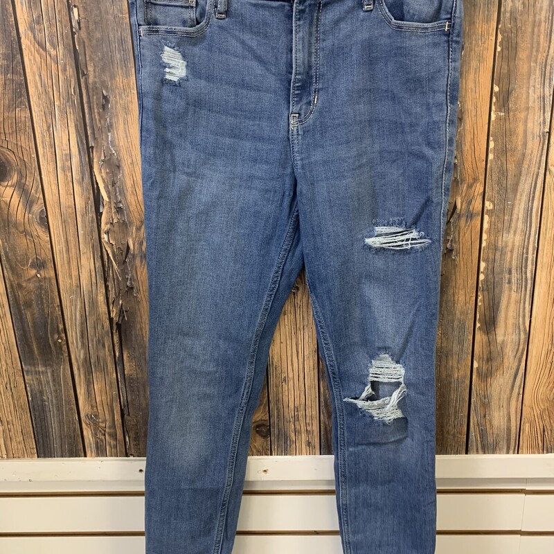 Hollister Dark Wash Rippe