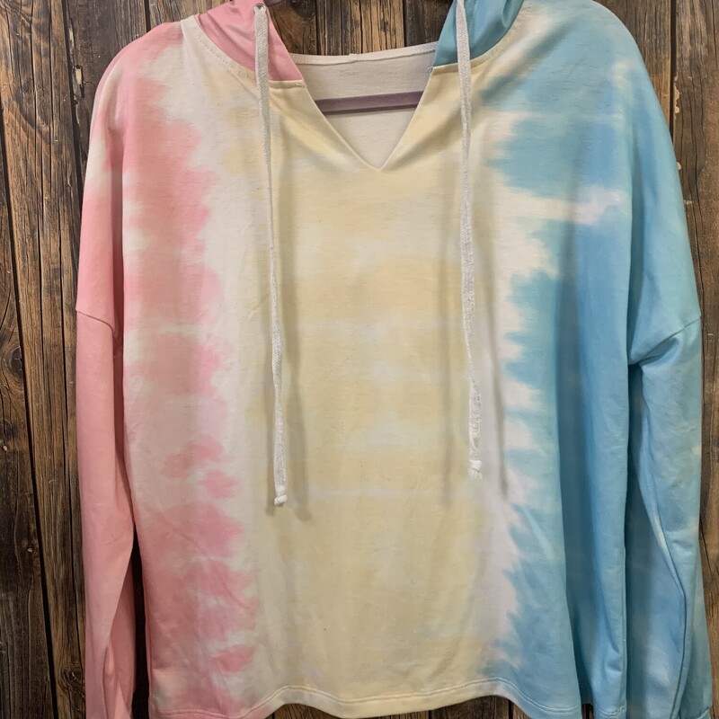 Pink/yellow/blue Tiedye H