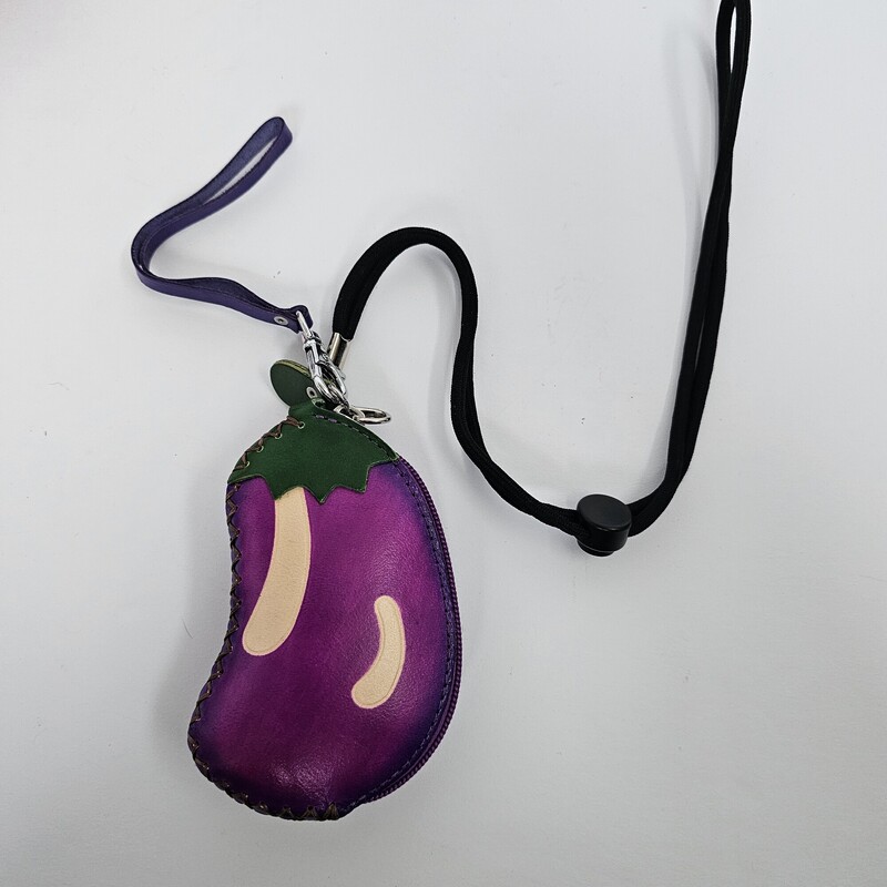 All Leather Eggplant