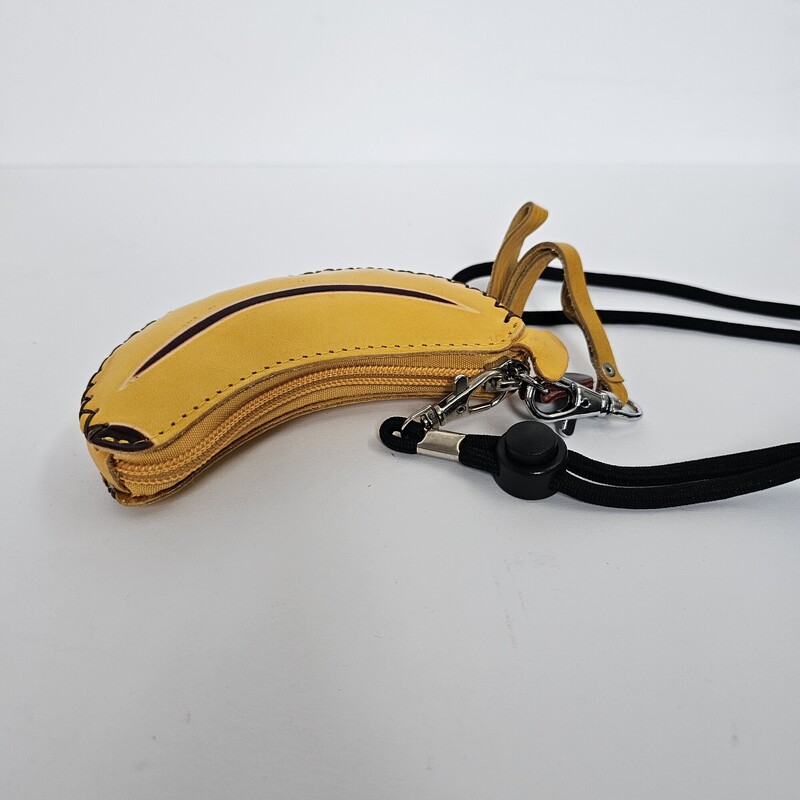 All Leather Banana, Yellow, Size: One