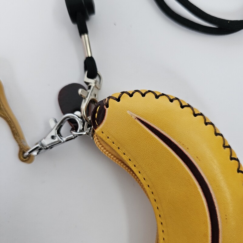 All Leather Banana, Yellow, Size: One