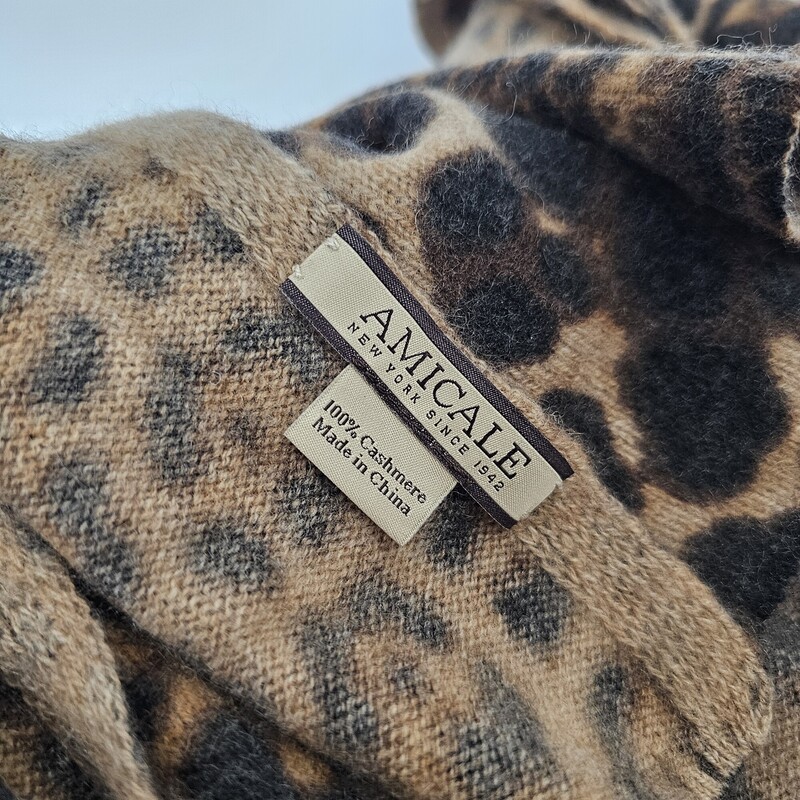 Amicale Cashmere, Leopard, Size: One