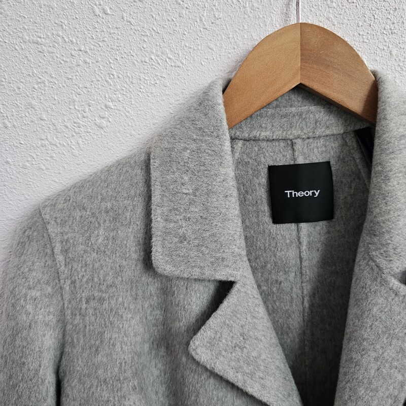 Theory Wool & Cashmere, Gray, Size: P