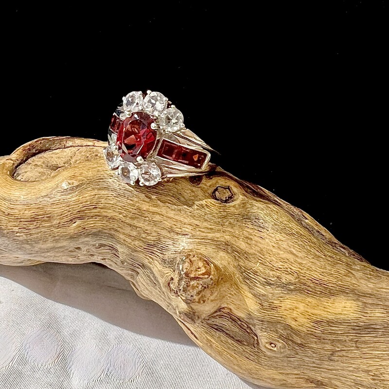 Sterling Garnet ring