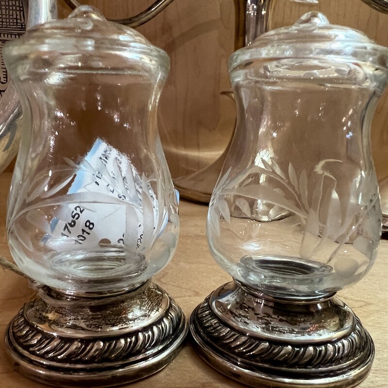 Salt/Pepper Quaker Silver, Sterling