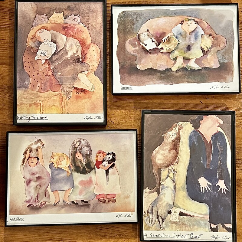 Prints Erika Oller Framed
Size: Set Of 4