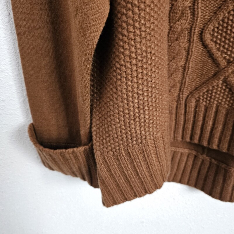 Theory Cashmere, Brown, Size: Small