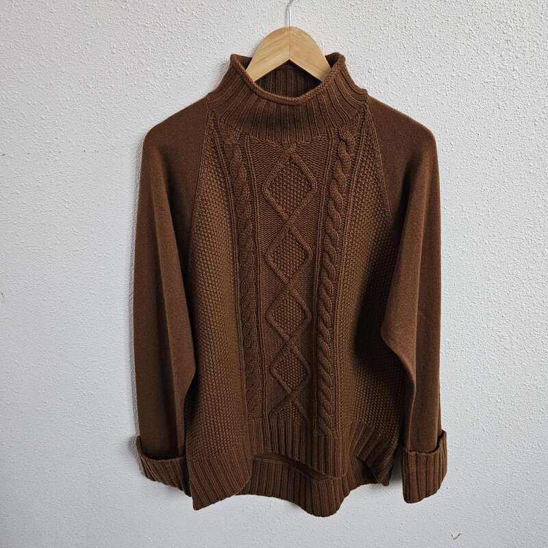 Theory Cashmere, Brown, Size: Small