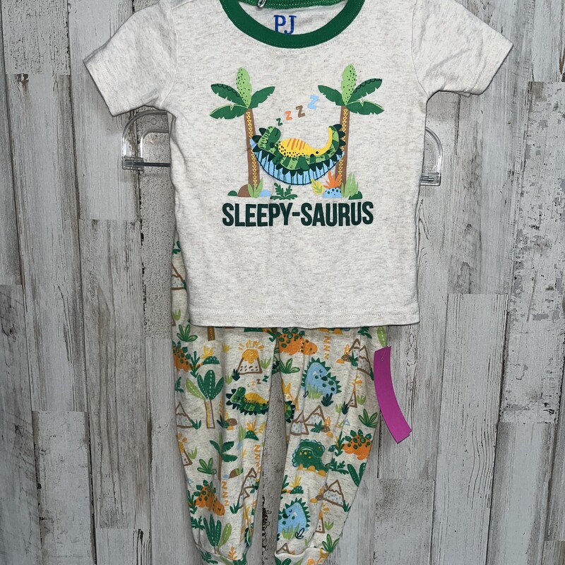 9/12M 2pc Sleepy Saurus P