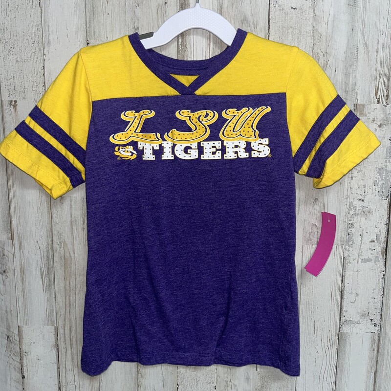 6/6X Lsu Raglan Tee