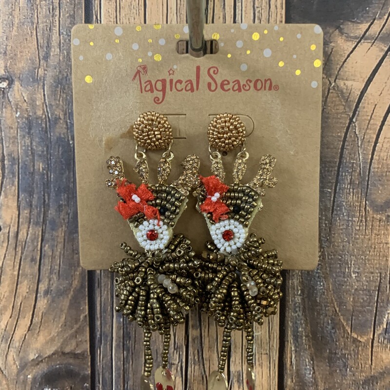 Reindeer Earrings