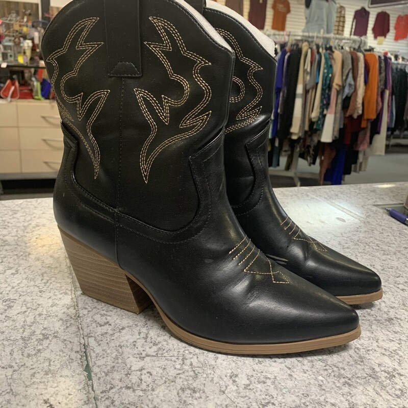 NEW Black Cowgirl Boots