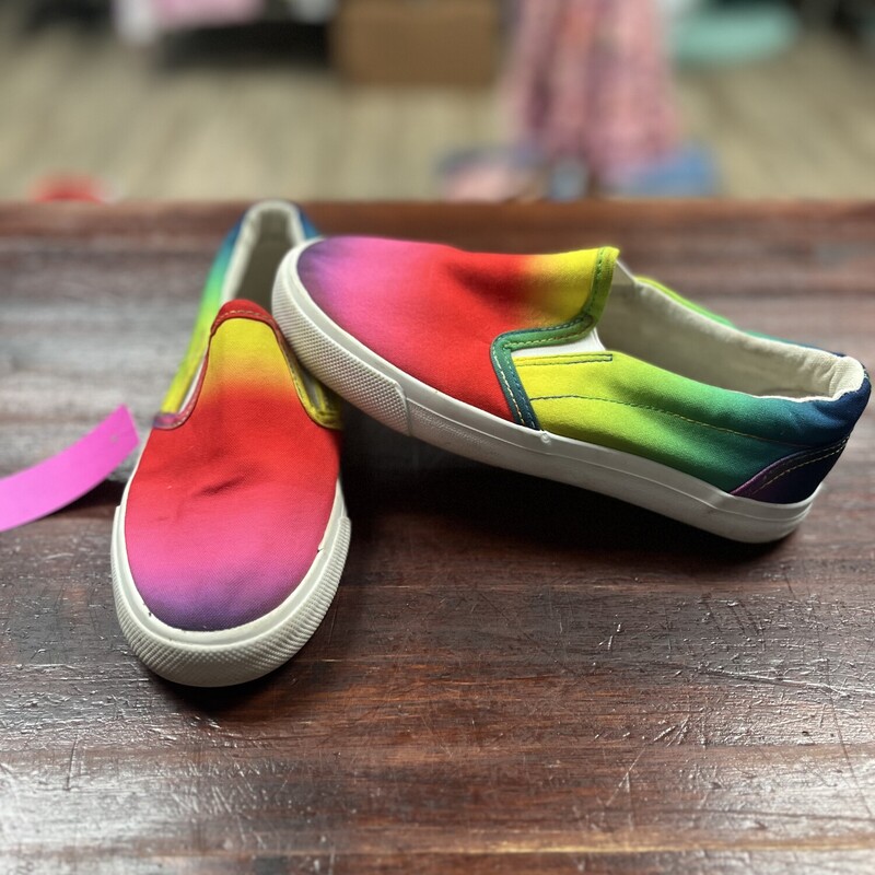 Y2 Rainbow Slip On, Rainbow, Size: Shoes Y2