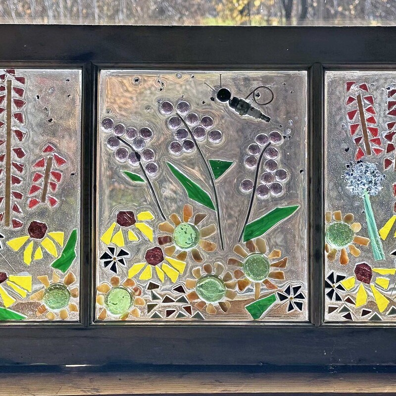 Fused Mosaic Glass Window