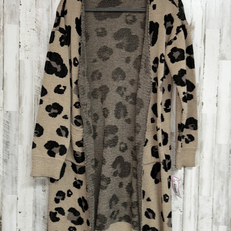 M/L Tan Leopard Long Card