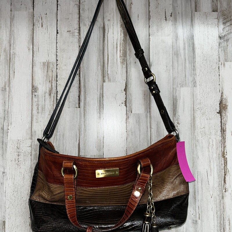 3 Toned Brown Purse