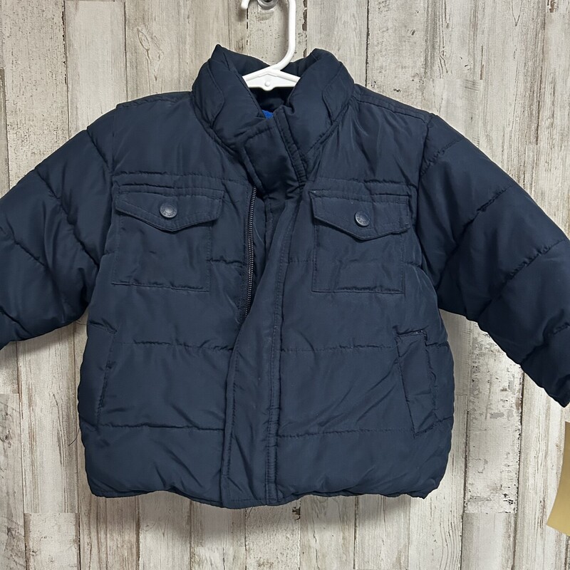 12/18M Navy Puffer Jacket