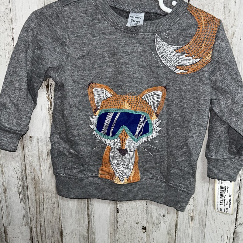 18M Grey Fox Sweatshirt