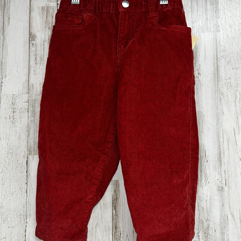 3 Red Corduroy Pants