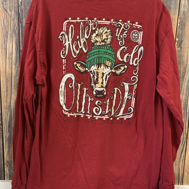 Red Chistmas Cow Shirt