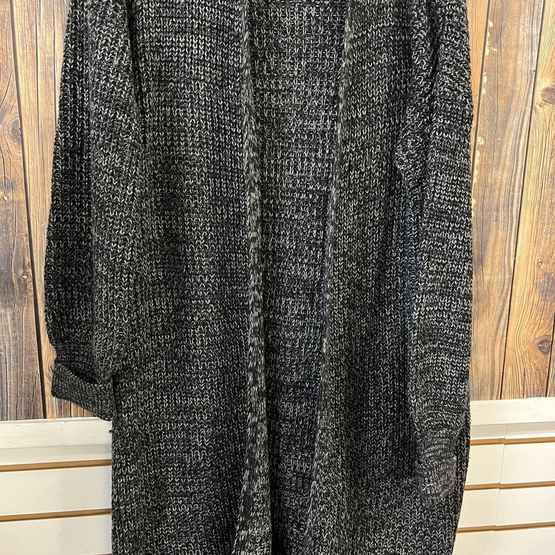 Gray/black Cardigan