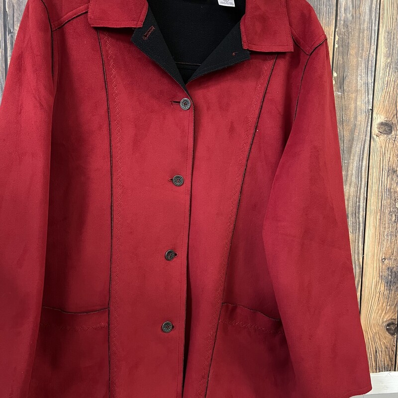 Red Alfred Dunner Jacket, Size: 12