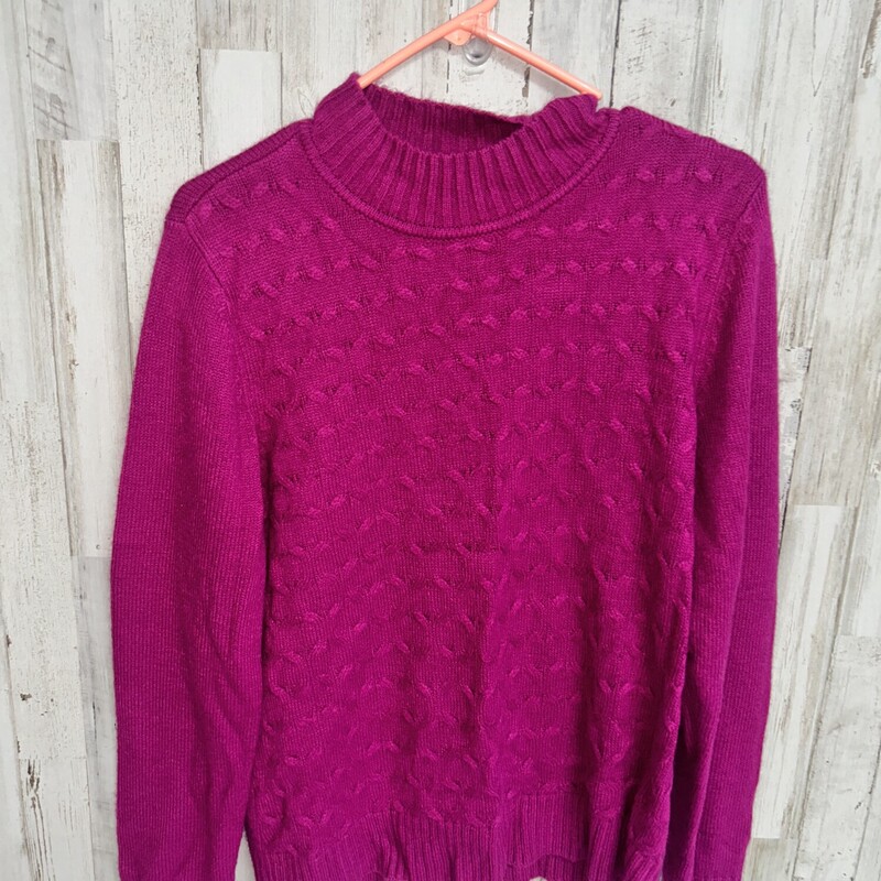 M Purple Knit Sweater