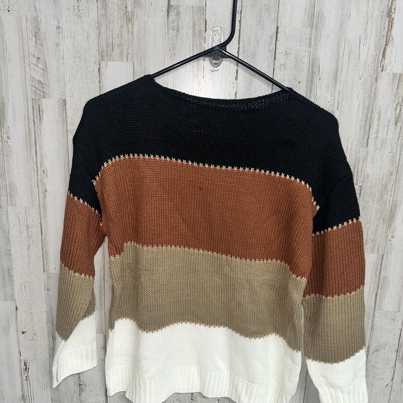 M Tan Knit  Stripe Sweate