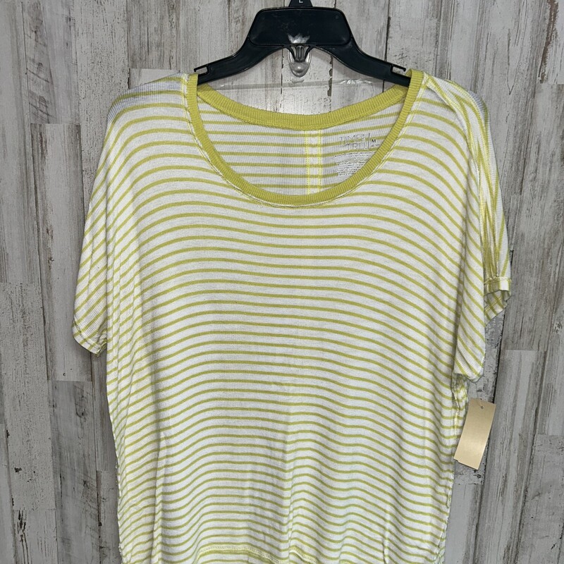 M Yellow Striped Top, Yellow, Size: Ladies M