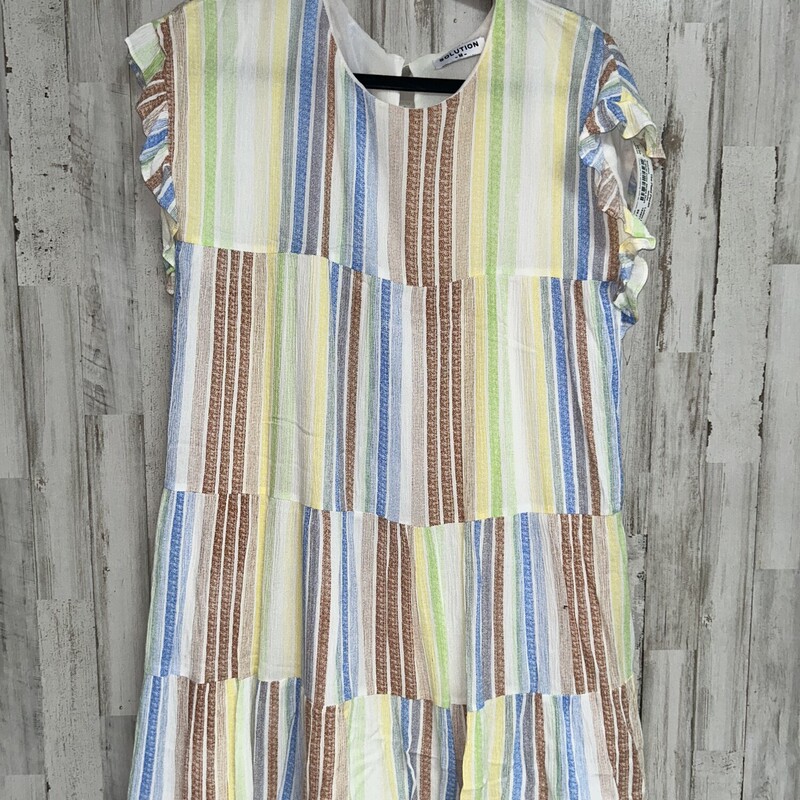 M Multi Color Stripe Dres