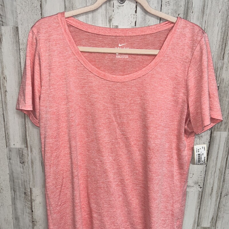 L Pink Heathered Tee, Pink, Size: Ladies L