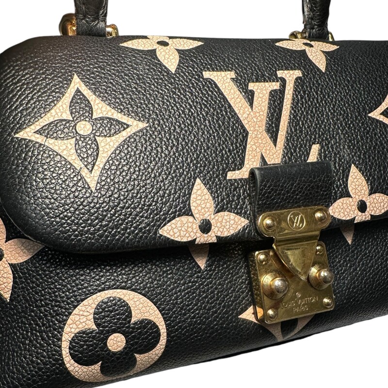 Louis Vuitton  Madeleine BB<br />
Dimensions: 9.4 Hx 6L<br />
Some fading of th logo<br />
Year:Microchip comes with enrtupy certificate<br />
Does not come with come with original box or bag.